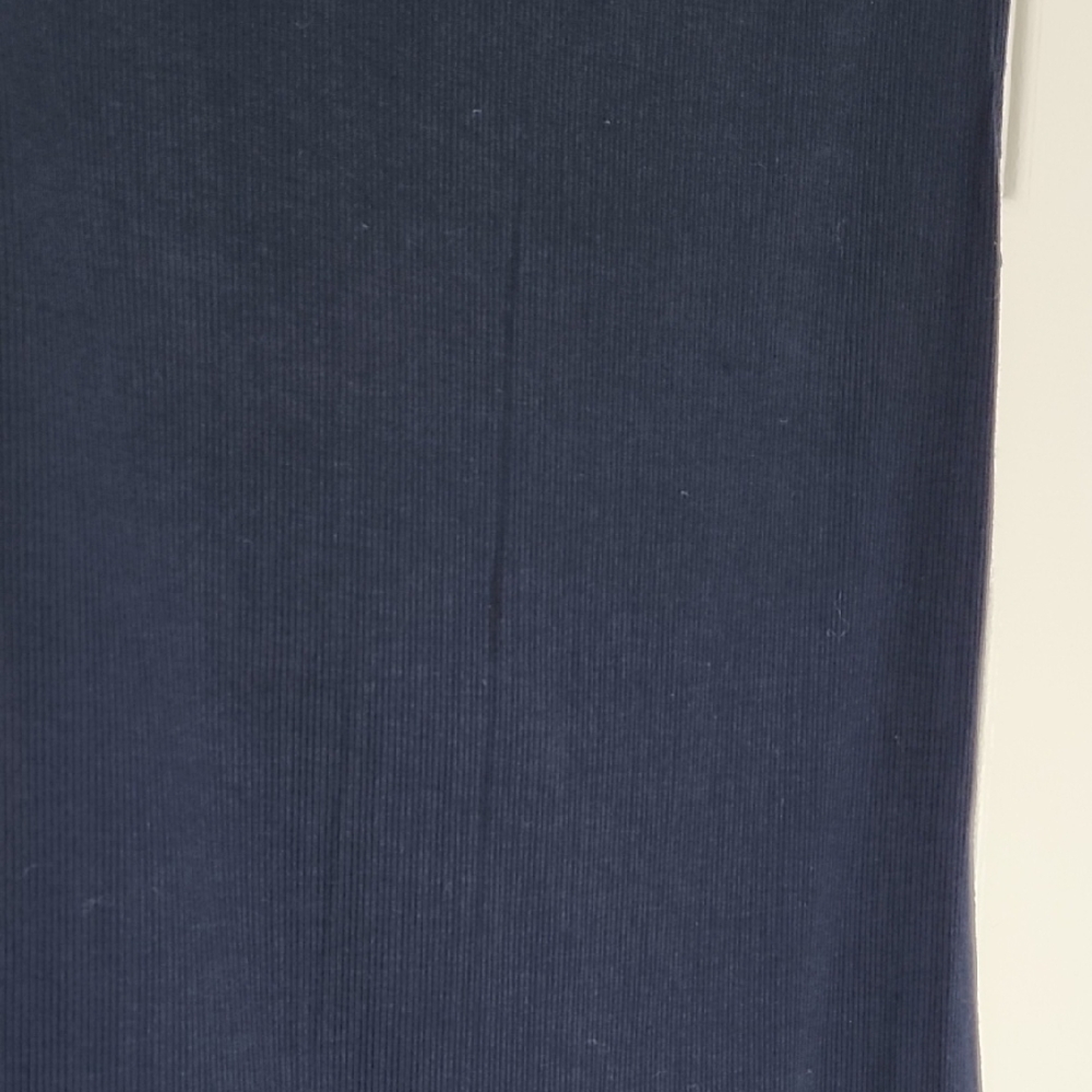 Sleeveless Navy Mock Tank Top - Picture 8 of 8